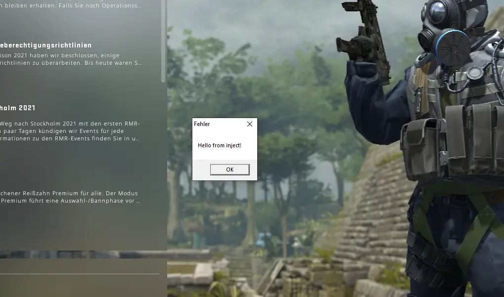 Injected DLL in CSGO
